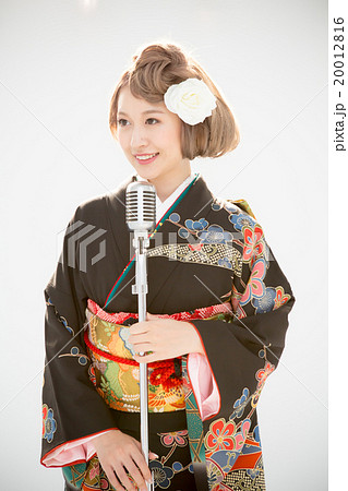 Japanese Culture Coming Of Age Dayの写真素材