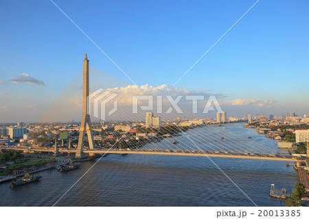 rama 8 bridge  bangkok thailand 20013385