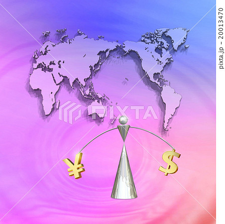 世界の金融相場・円とドルの為替のバランス 世界の金融相場・円とドルの為替のバランス 20013470