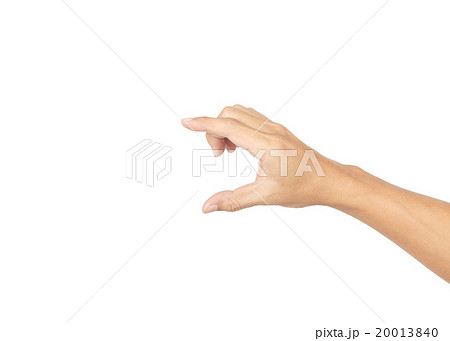 Hand isolated on white background with clipping path 20013840