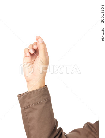 Hand isolated on white background with clipping path 20013858