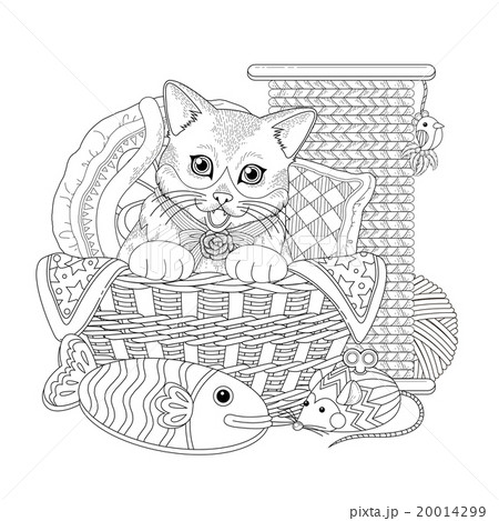 ねこ ネコ 猫のイラスト素材