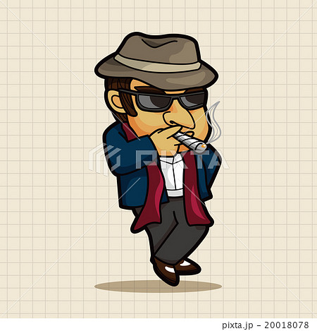 mafia, gangster, man - Stock Illustration [20018078] - PIXTA