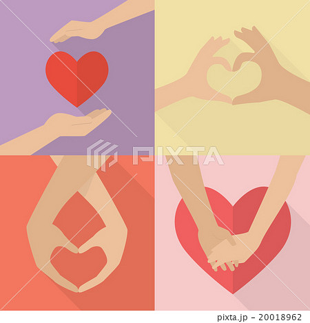 Set of couple hands Set of couple hands 20018962