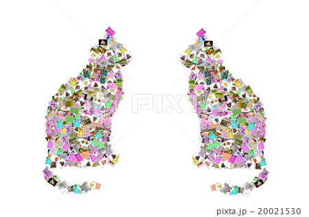 cat symbol on white background cat symbol on white background 20021530