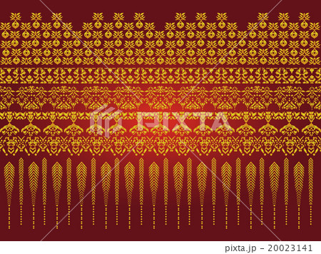 Thai art pattern vector, Asian Background Thai art pattern vector, Asian Background 20023141