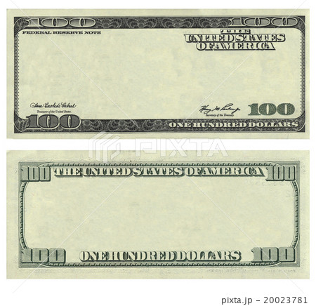 Clear 100 USA dollar banknote pattern Clear 100 USA dollar banknote pattern 20023781