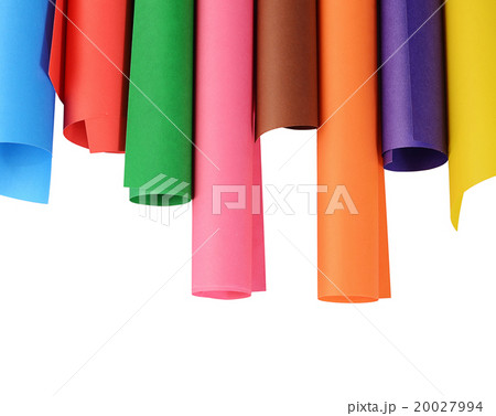 Set of a color paper close up Set of a color paper close up 20027994