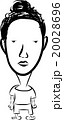 Asian woman for your design 20028696