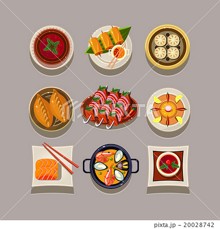 Korean food Vector Illustration 20028742