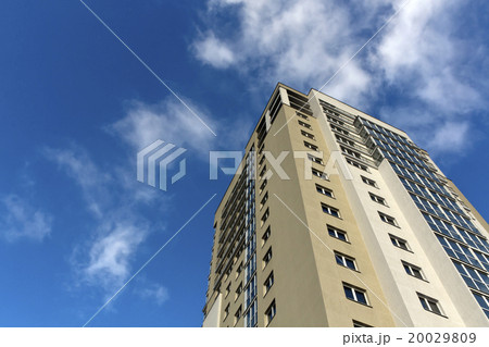Modern residential building. Modern residential building. 20029809