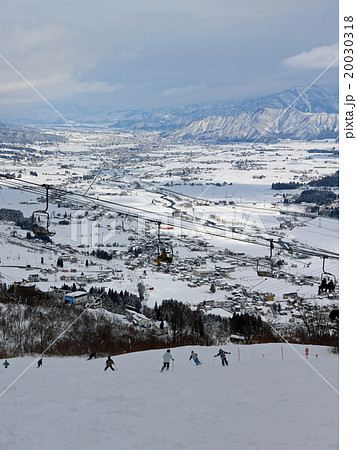 石打丸山スキー場のパラダイスコース 20030318