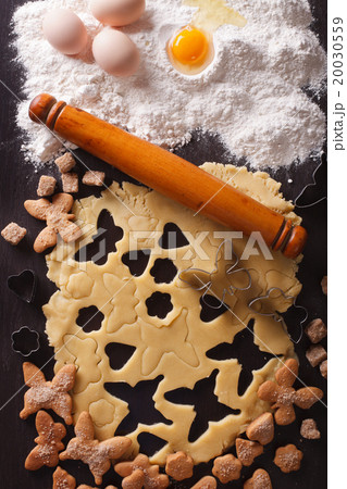 Cooking figure pastry close up and ingredients Cooking figure pastry close up and ingredients 20030559