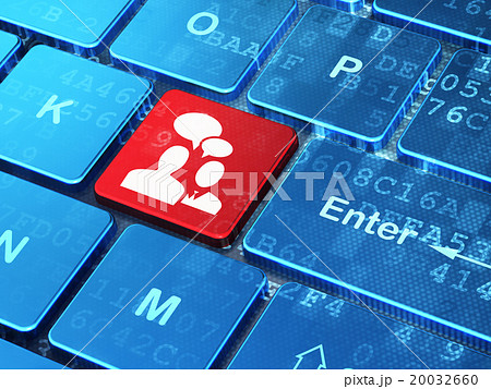 Business concept: Business Meeting on computer 20032660