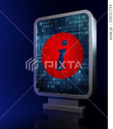 Web development concept: Information on billboard 20032734