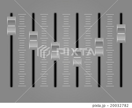 panel console sound mixer vector illustration 20032782