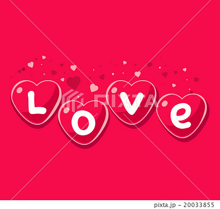 Vector illustration of lovely red hearts  20033855