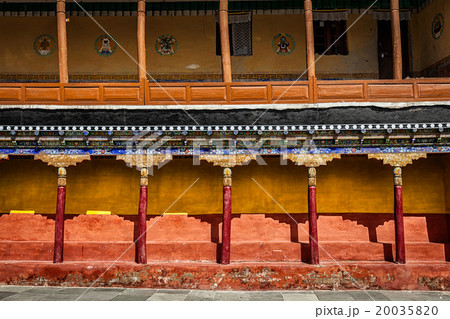 Tibetan architecture in Thiksey monastery 20035820