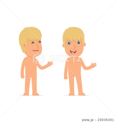 Happy and Intelligent Character Naked Man Happy and Intelligent Character Naked Man 20036301