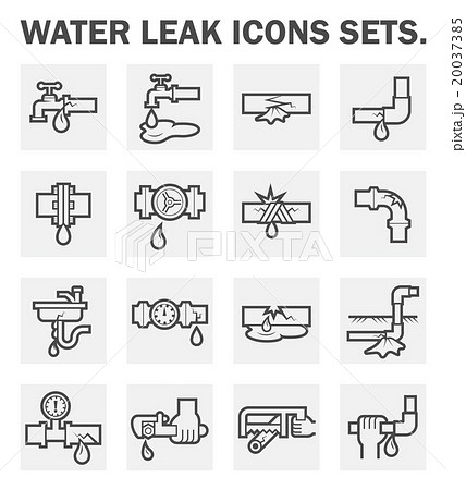 Water leak Icons 20037385