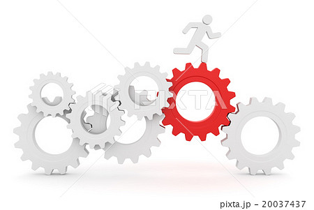 Man running on gear 20037437