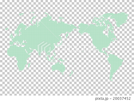 Illustration Of World Map Seal Pattern Dot Stock Illustration