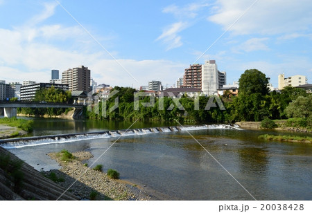 広瀬川と愛宕堰 20038428