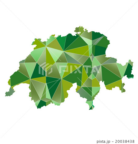 スイス　地図　国　アイコン 20038438