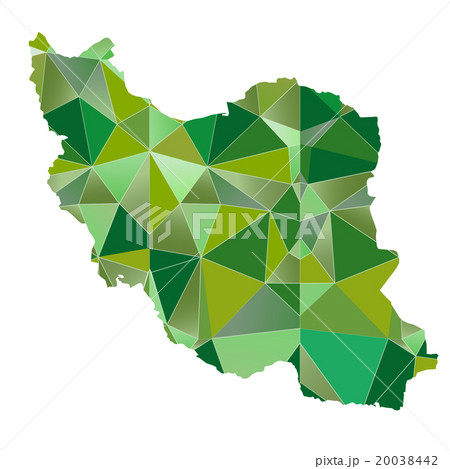 イラン　地図　国　アイコン 20038442