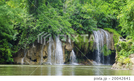 Waterfall in Sai Yok national park Kanchanaburi Thailand Waterfall in Sai Yok national park Kanchanaburi Thailand 20042641