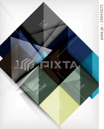 Paper square shapes banner Paper square shapes banner 20045075