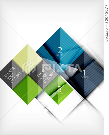 Paper square shapes banner Paper square shapes banner 20045077
