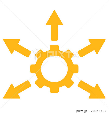 Gear Distribution Flat Icon Gear Distribution Flat Icon 20045405