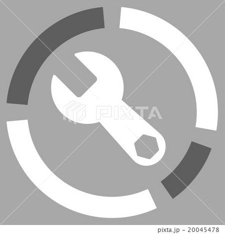 Tools Diagram Flat Icon Tools Diagram Flat Icon 20045478