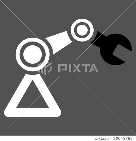Robotics Flat Icon Robotics Flat Icon 20045769