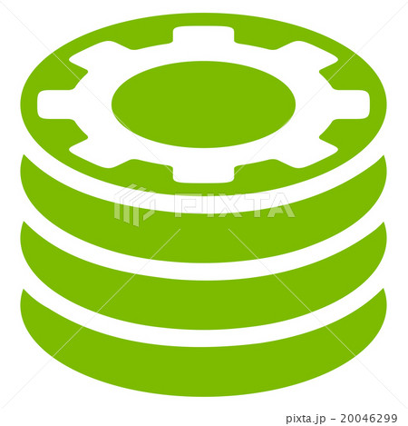 Casino Chips Flat Icon Casino Chips Flat Icon 20046299