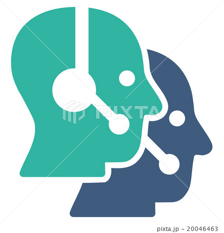 Call Center Operators Flat Icon 20046463