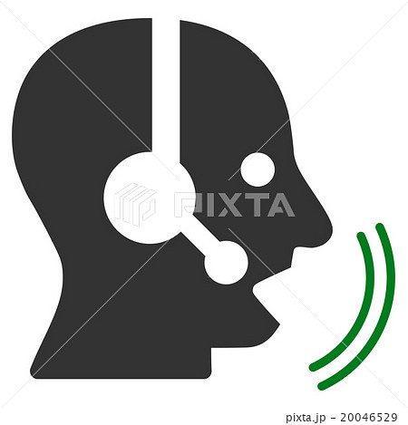 Operator Speech Flat Icon 20046529