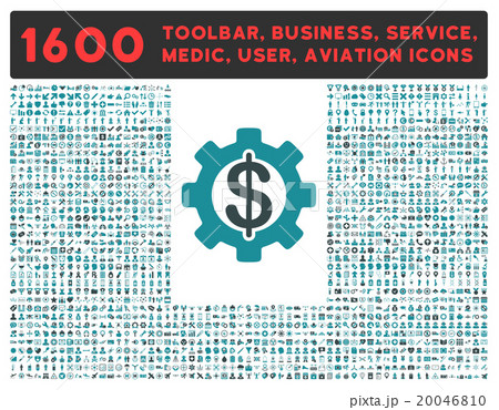 Development Icon With Large Pictogram Collection 20046810