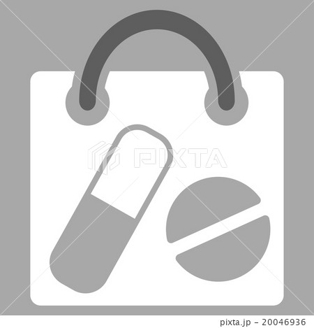Drugs Shopping Bag Icon 20046936