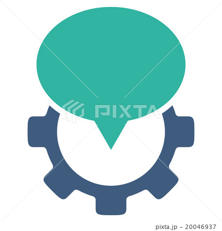 Industry Map Marker Flat Icon 20046937