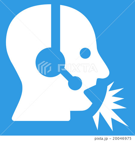 Operator Speech Flat Icon 20046975