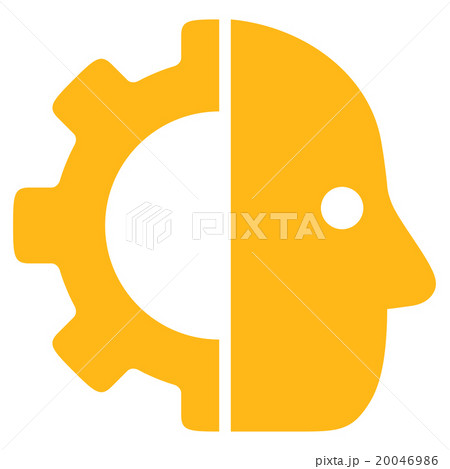 Cyborg Flat Icon 20046986