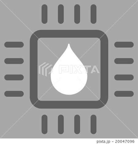 Drop Analysis Chip Icon Drop Analysis Chip Icon 20047096