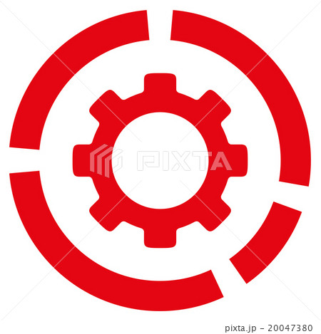 Industry Diagram Flat Icon 20047380