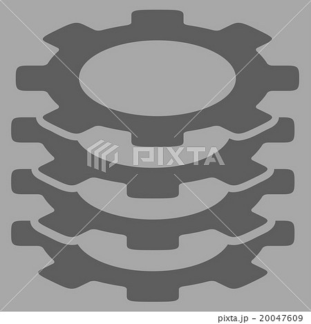 Gears Flat Icon Gears Flat Icon 20047609