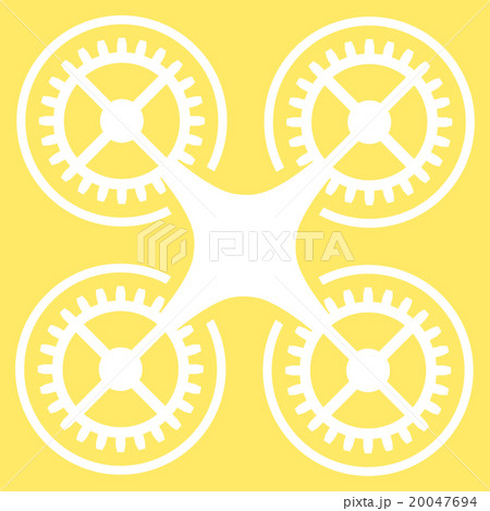 Quadcopter Flat Icon 20047694