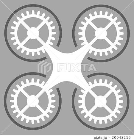 Quadcopter Flat Icon Quadcopter Flat Icon 20048216