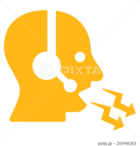 Operator Shout Flat Icon 20048263