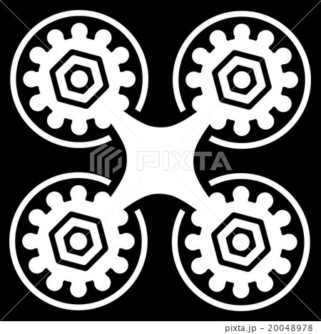 Air Drone Flat Icon 20048978